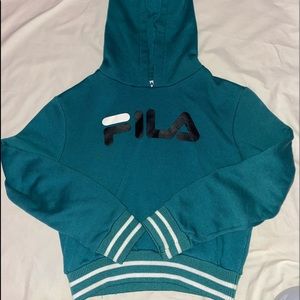 FILA Womens Cropped Hoodie